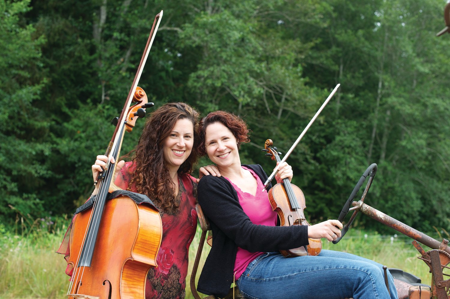 The Barston sisters are members of the group, Trio Hava, performing at the next Concerts in the Barn.